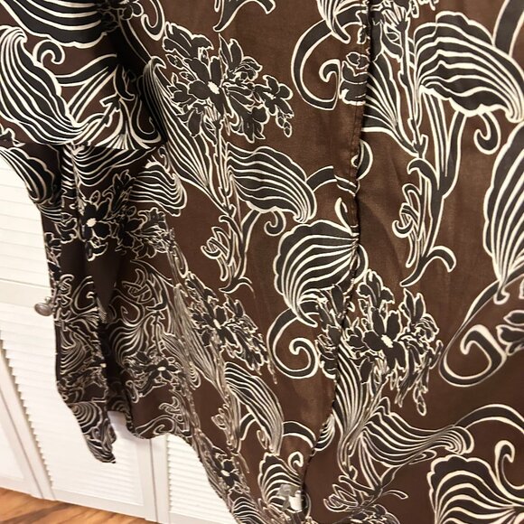 Elegant Zara Midi Floral Dress: Size M - Picture 5 of 16
